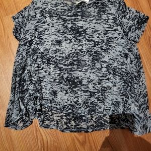 New with tags black burnout top